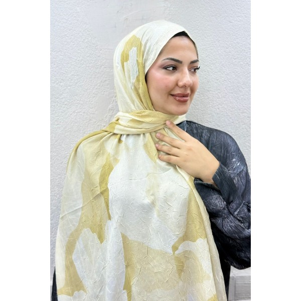 Desenli Bambu Şal 039S